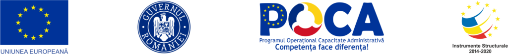 Logo UE, Guvernul Romaniei, POCA si Instrumente Structurale